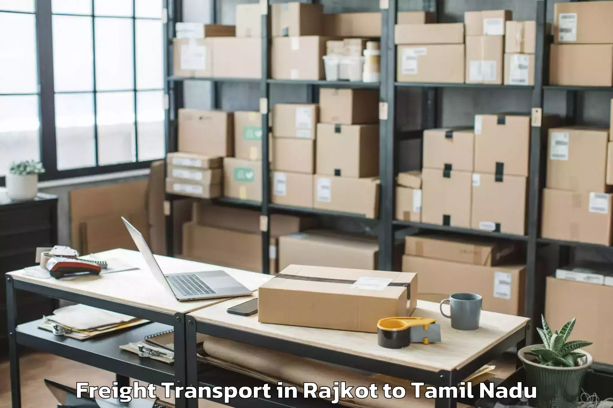 Book Your Rajkot to Manonmaniam Sundaranar Univers Freight Transport Today